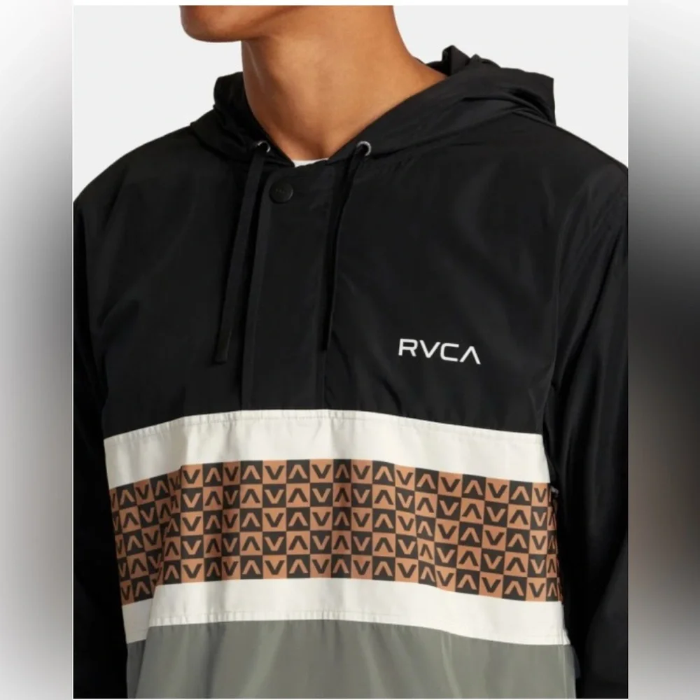 RVCA Campera Meyer II Packable Anorak Lightweight Jacket Men's Size Large (NWOT)